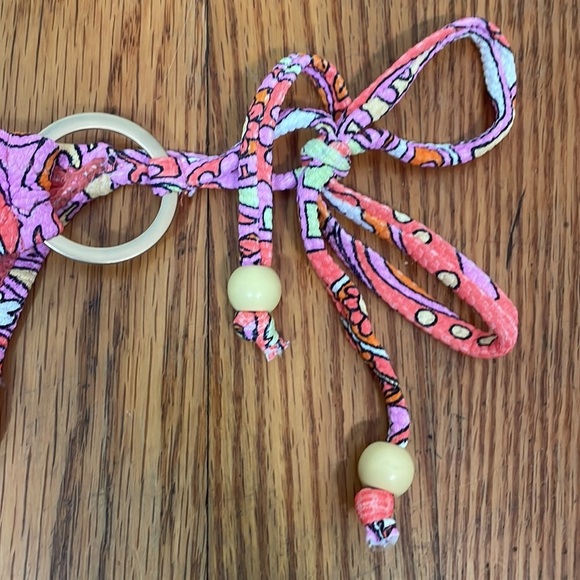 Jessica Simpson Flower Child String Tie-Side Bikini Bottoms Swimsuit Medium NWT - Picture 5 of 8